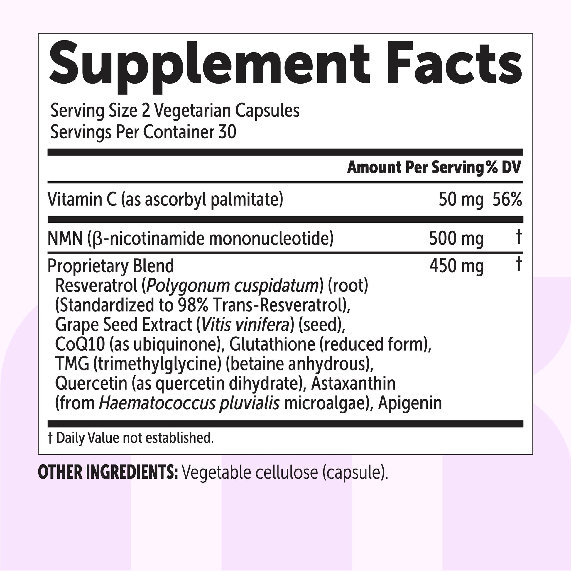 Micro Ingredients NMN Complex 1,000mg Per Serving, Veggie Capsules